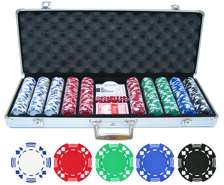 115g 500pc Double Suited Poker Chip Set