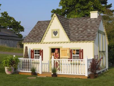 10 X 12 Victorian Playhouse - Panelized Kit