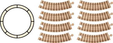 Maple Landmark 11110 Track, Circle Set