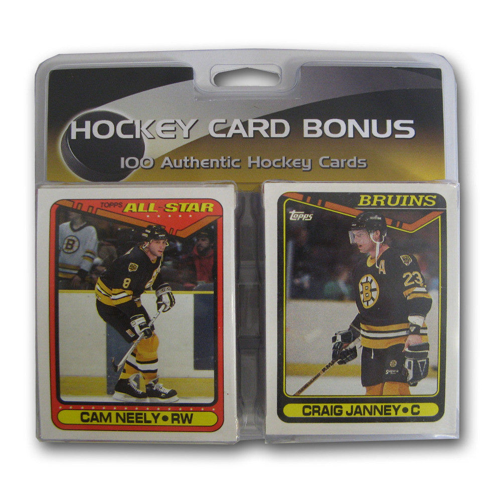 100 Card Bonus Pack NHL Boston Bruins