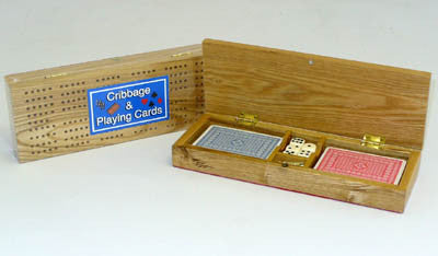 Cribbage Box With Cards Sq29