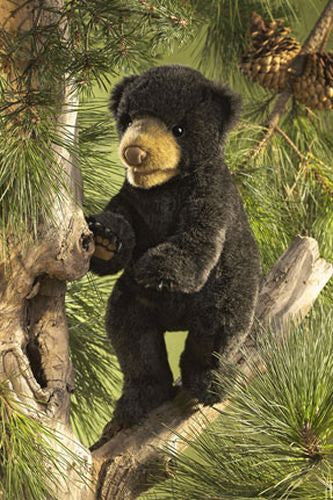 Folkmanis Bear, Black Cub Hand Puppet - 2831