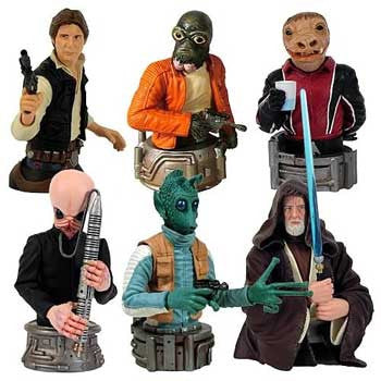 Gentle Giant Studios Gg000807 Star Wars Bust-ups Series 6 - Mos Eisley Cantina (display Of 16)