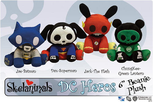 Toynami Tn008499 Skelanimals Dc Beanie Plush - Jae As Batman