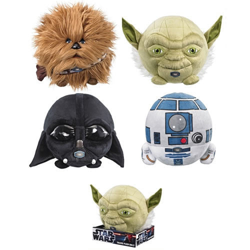 Underground Toys Ut00899j Star Wars 7" Talking Ball Plush Assortment