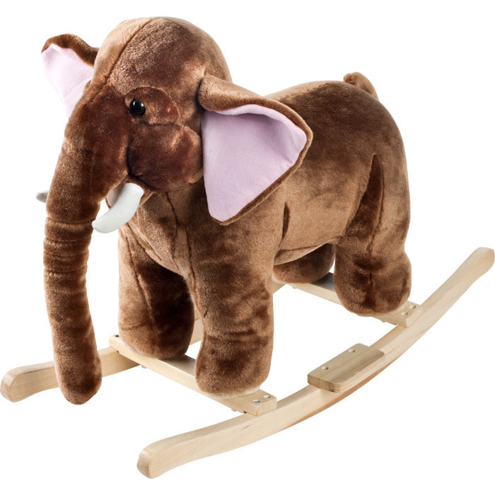Trademark Commerce 80-88eleph Happy Trails Plush Rocking Mo Mammoth With Sounds