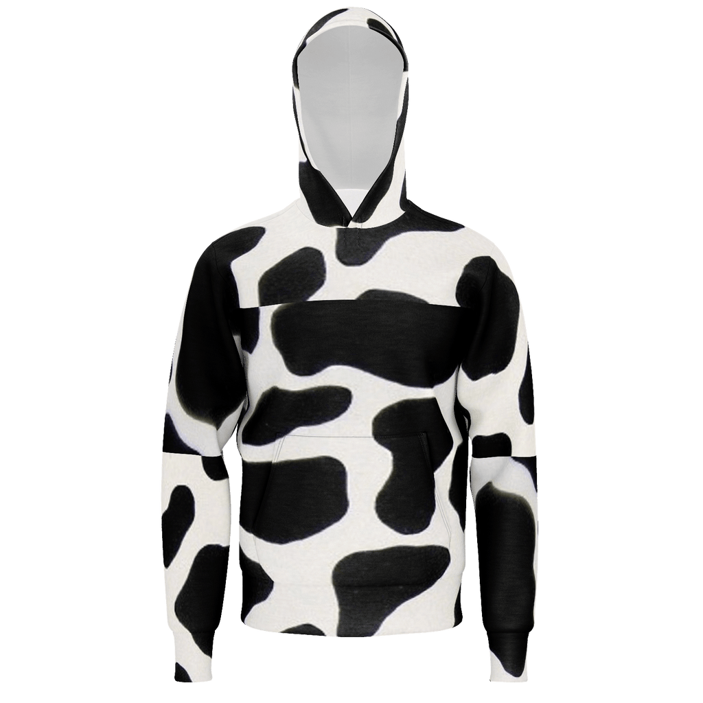 cow print hoodie