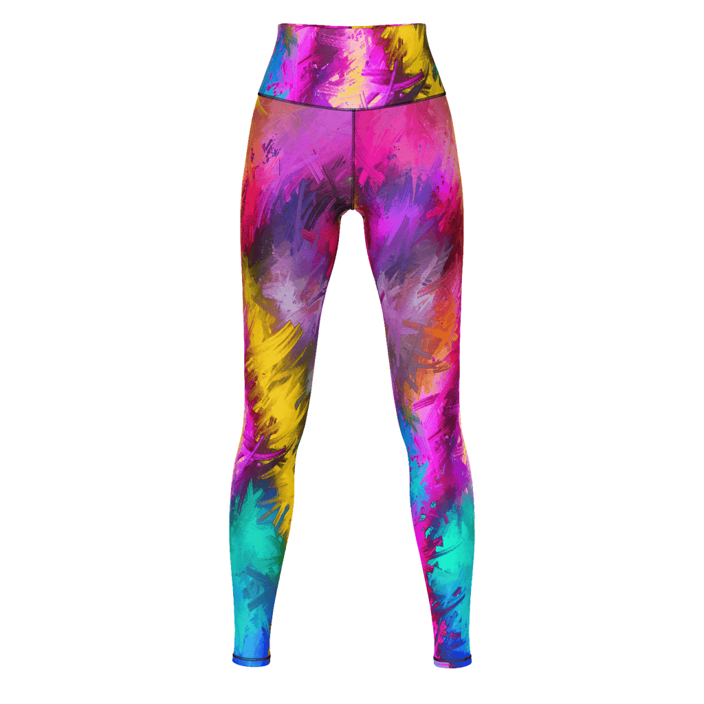 colorful yoga pants