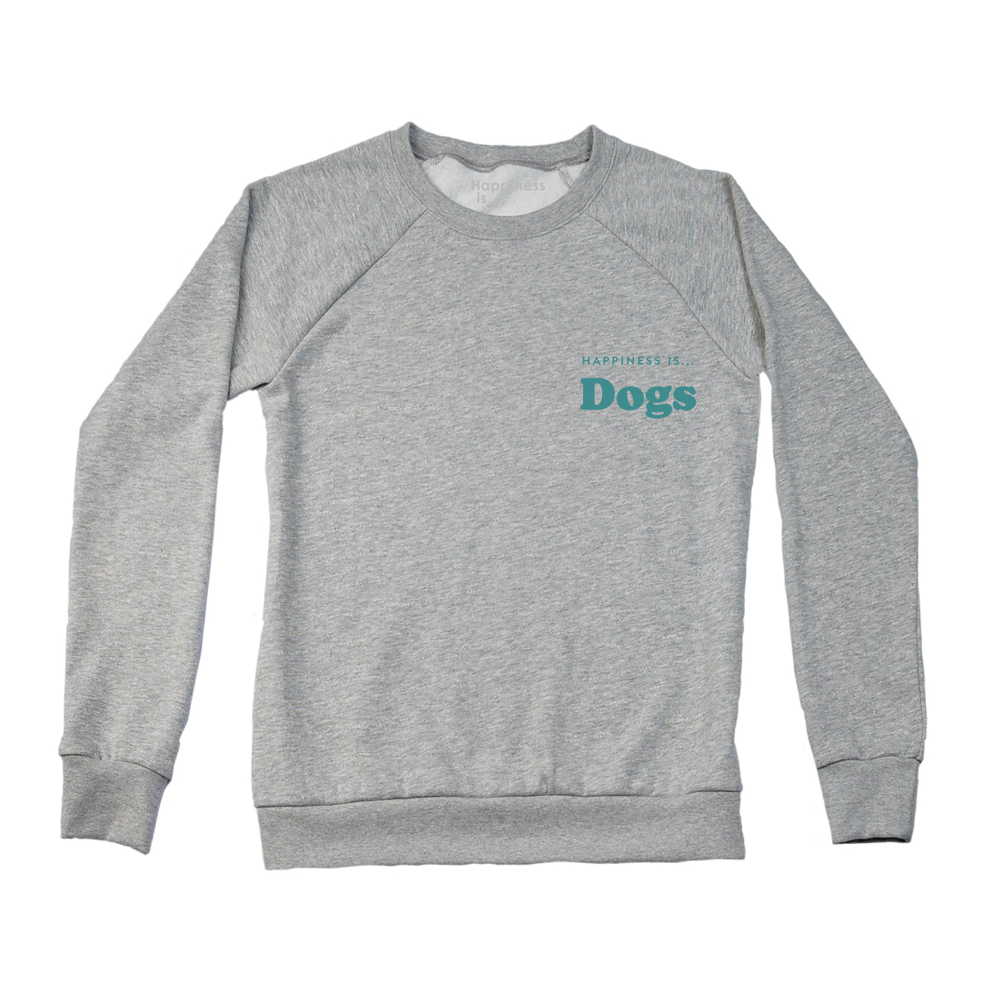 image for Women's Dogs Crew Sweatshirt, Heather Grey