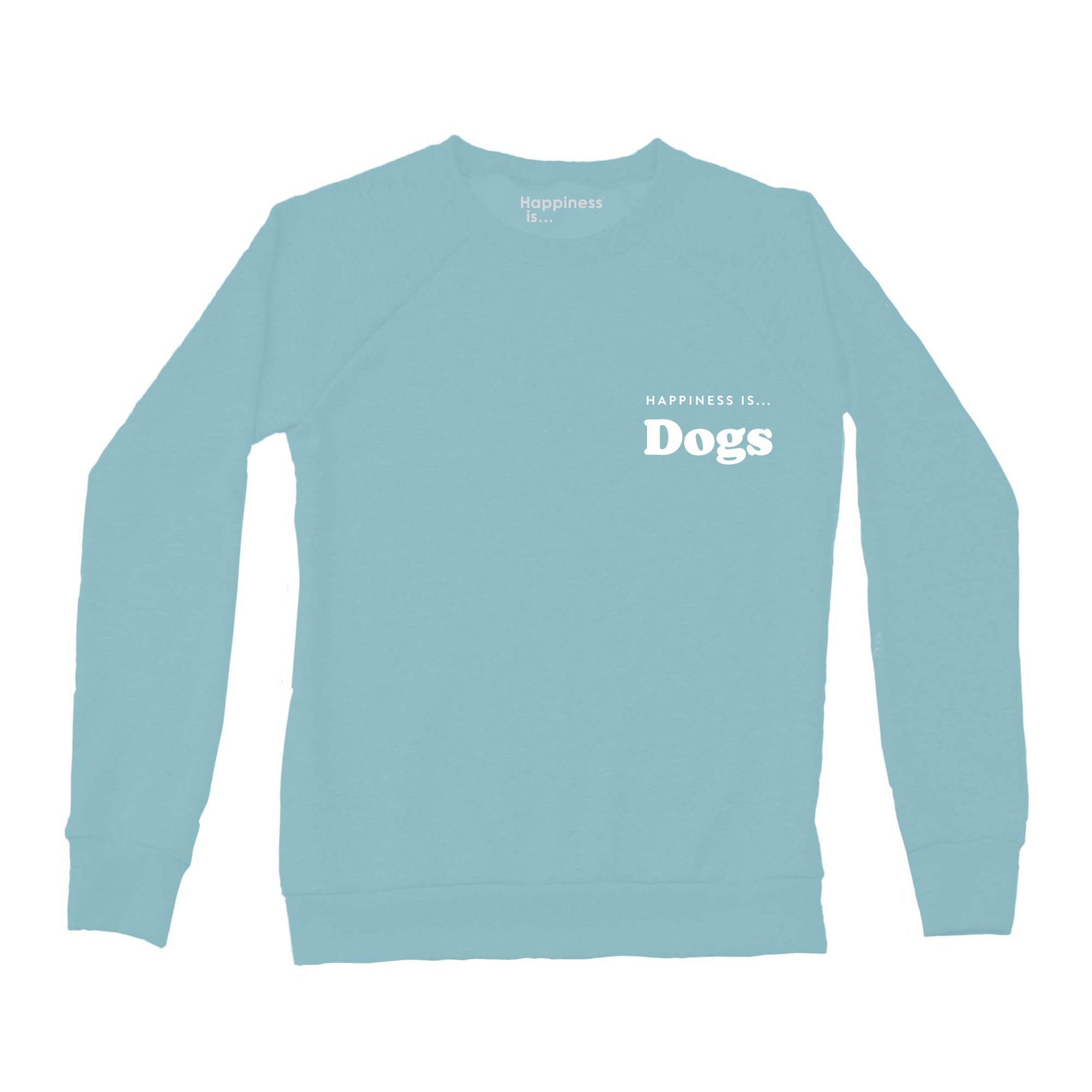 image for Women's Dogs Crew Sweatshirt, Teal