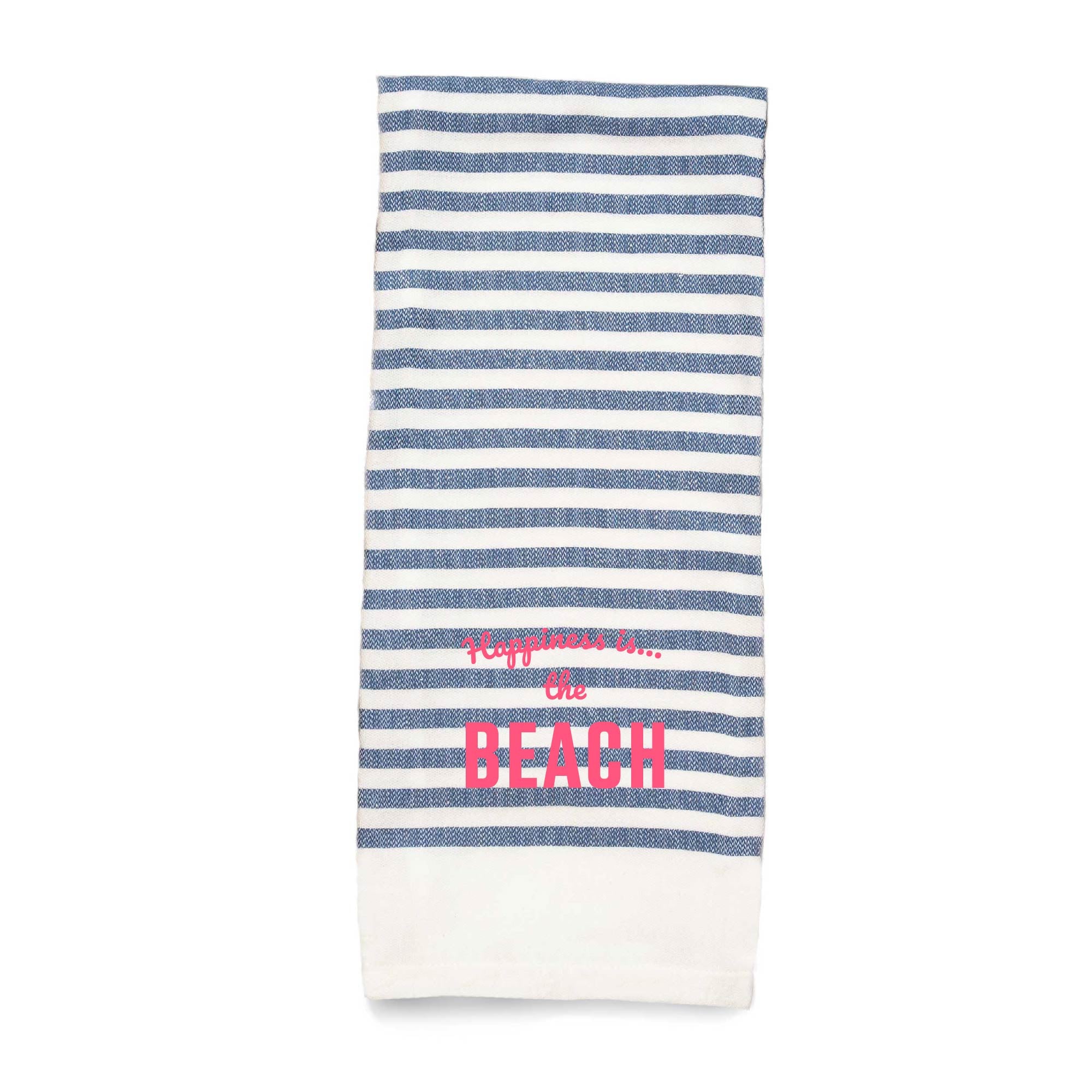 image for Tea Towel Beach Striped, Blue