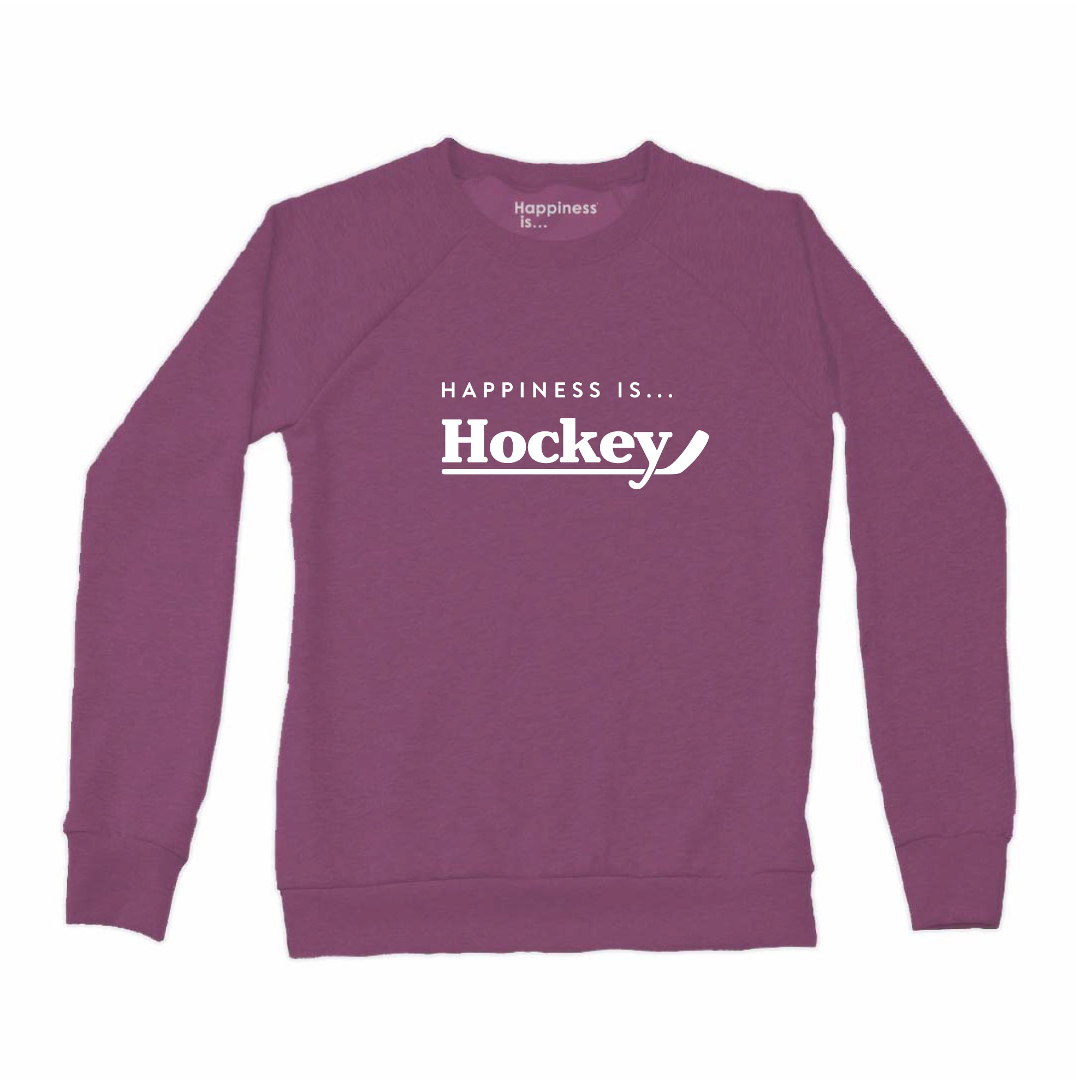 image for Women's Hockey Crew Sweatshirt, Plum