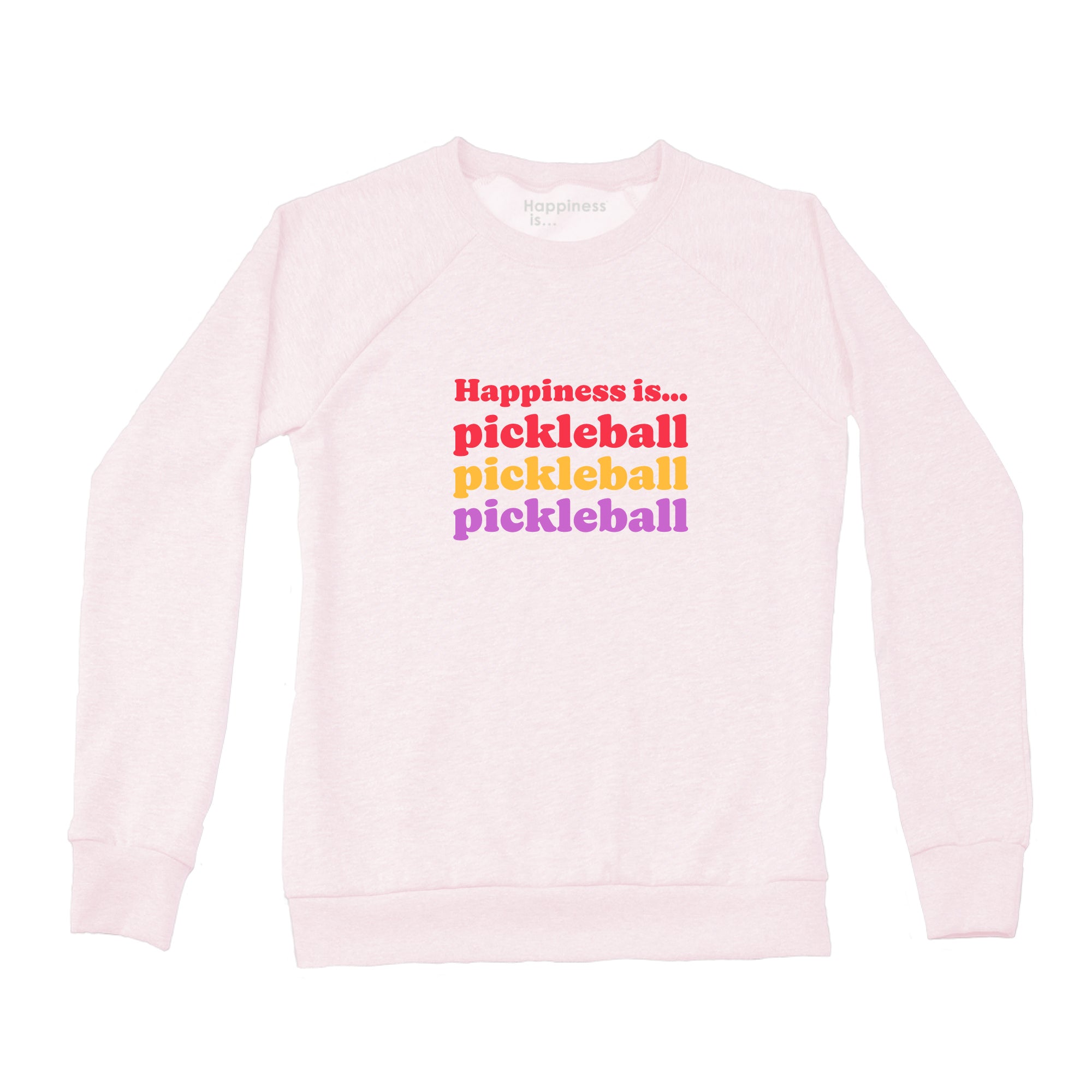 image for Women's Pickleball Triple Crew Sweatshirt, Ballet Pink