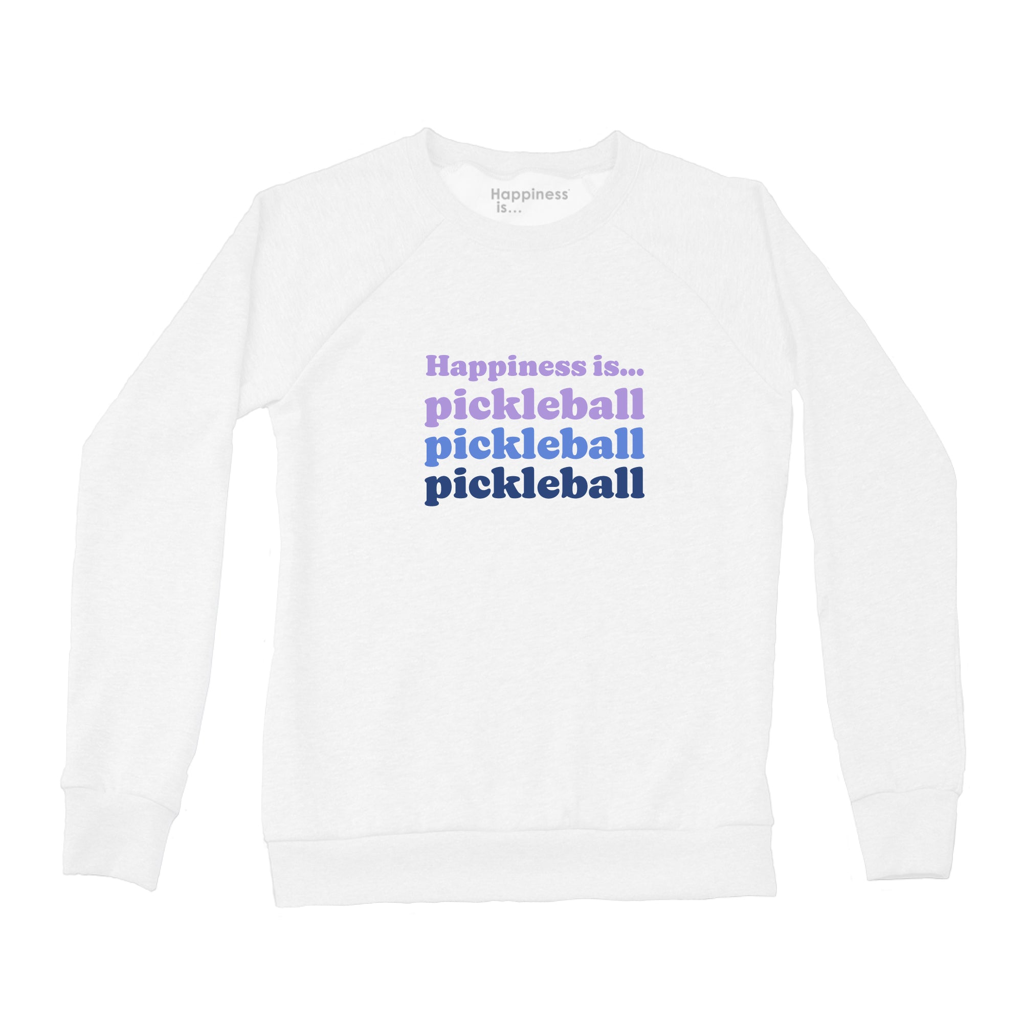 image for Women's Pickleball Triple Crew Sweatshirt, White