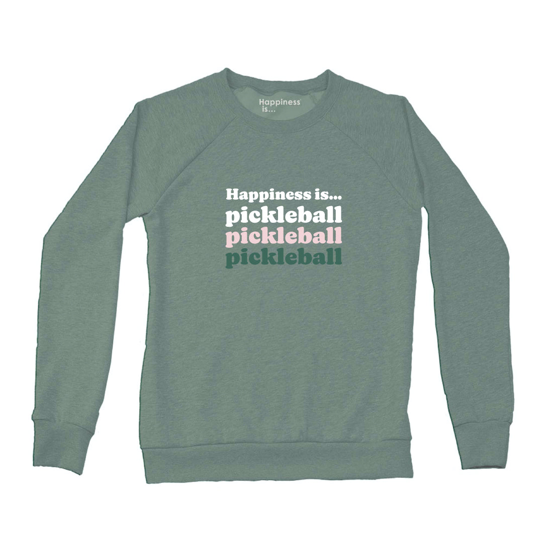 image for Women's Pickleball Triple Crew Sweatshirt, Sage