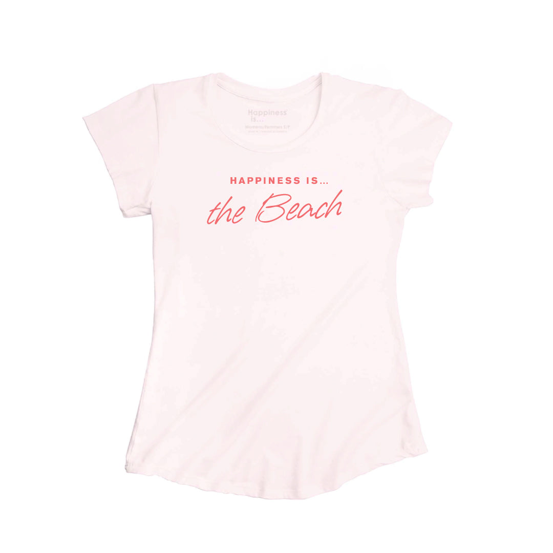 Women&#39;s Beach Bamboo T-Shirt, Ballet Pink