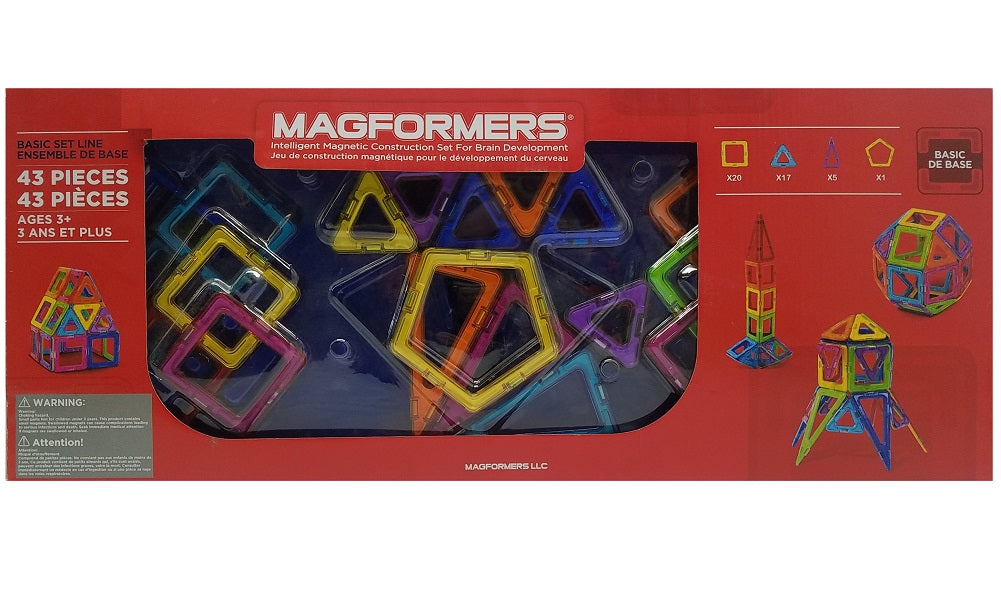 magformers 43 piece basic set