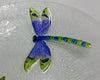 Evergreen Enterprises Glass Dragonfly Bird Bath 18"