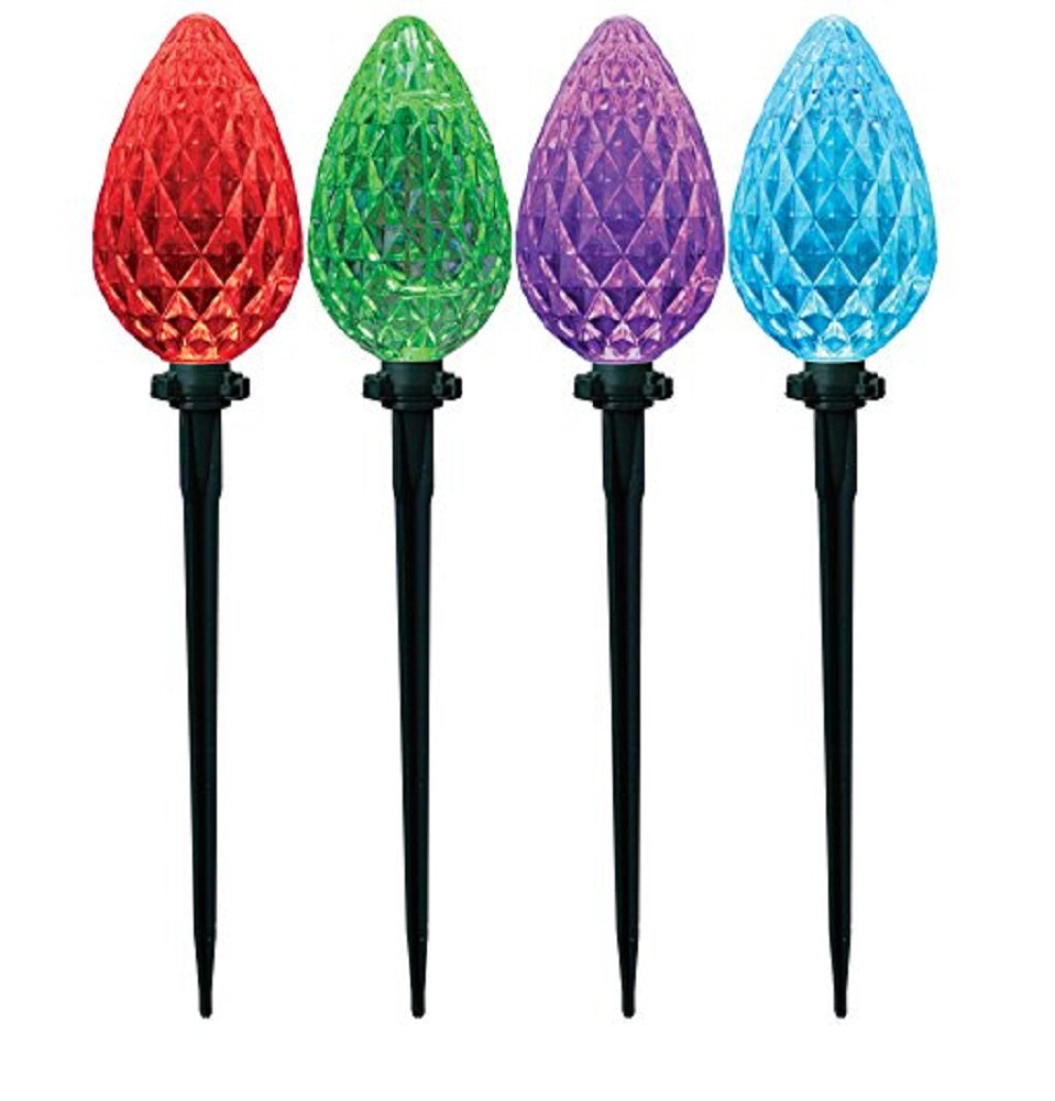 GE Color Effects 8-pc G-90 Pathway LEDs, Multi-color | My Quick Buy