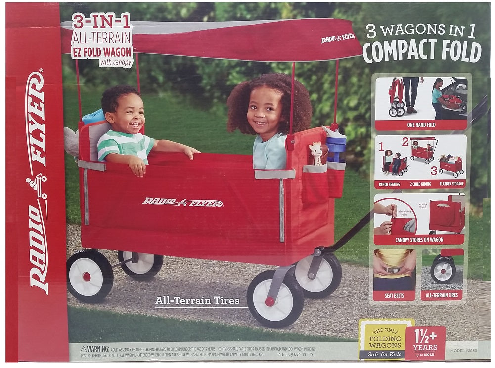 radio flyer compact fold wagon