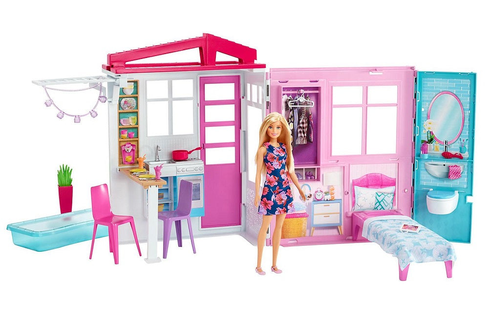 barbie fully furnished close & go house