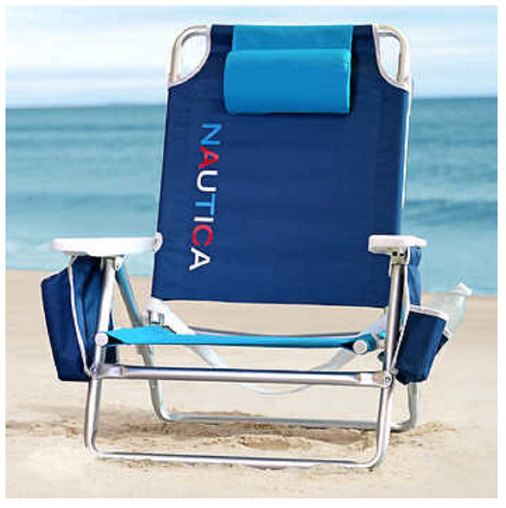 nautica 7 position beach chair