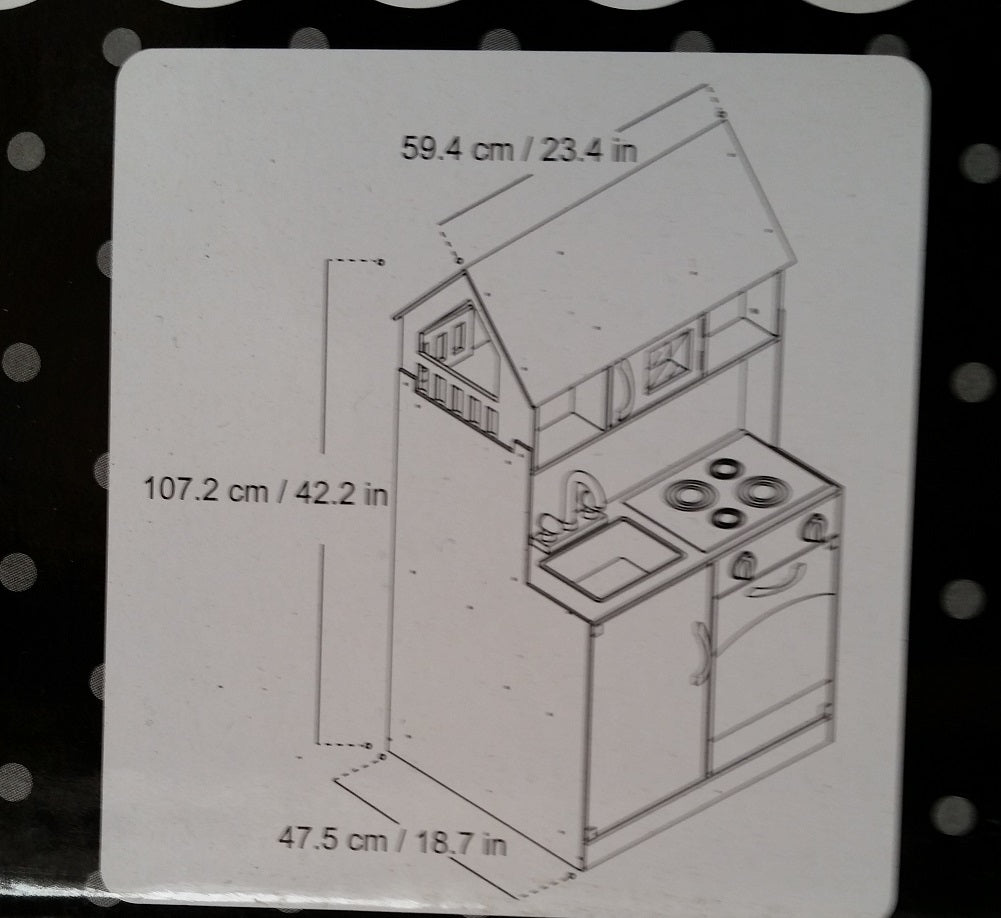 teamson posh 2 in 1 kitchen dollhouse instructions