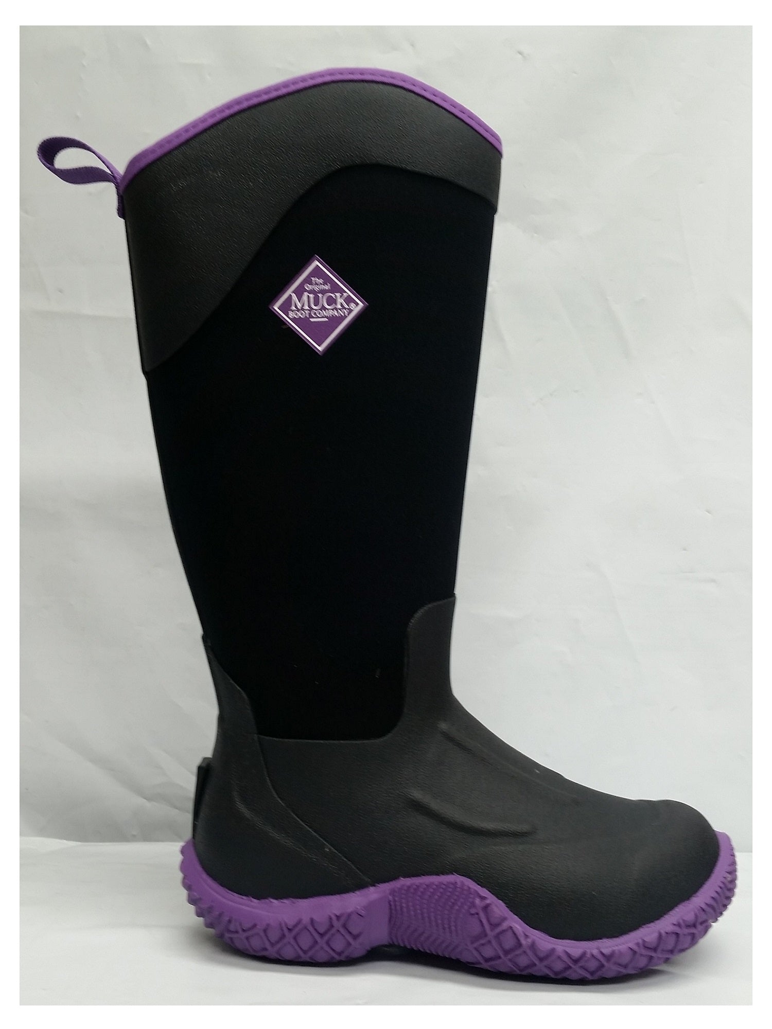 womens purple boots size 1