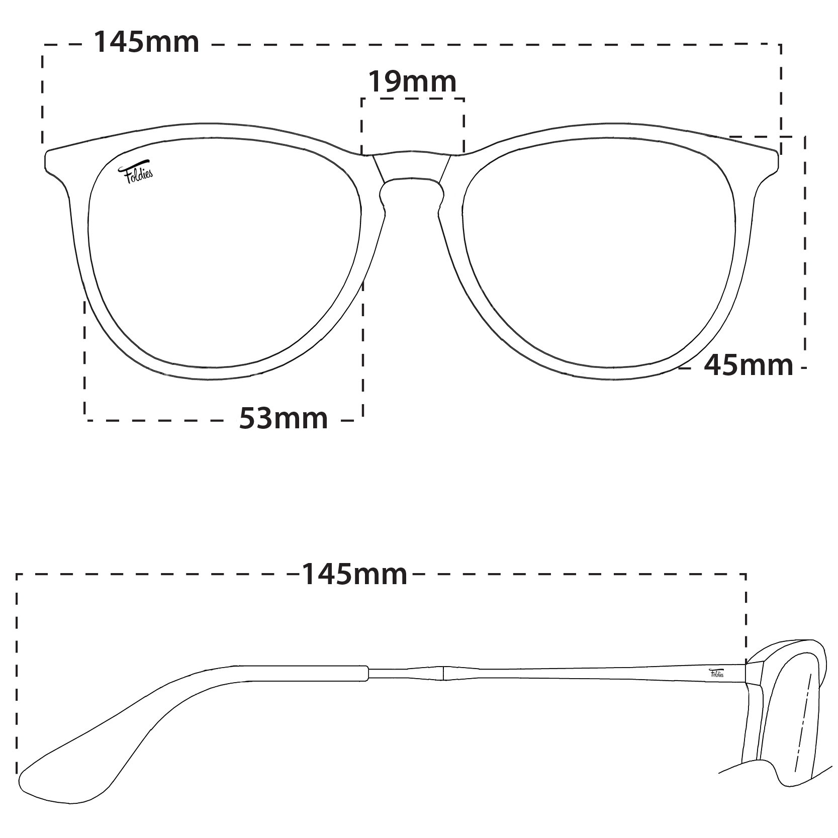 Folding Milanos Size Guide