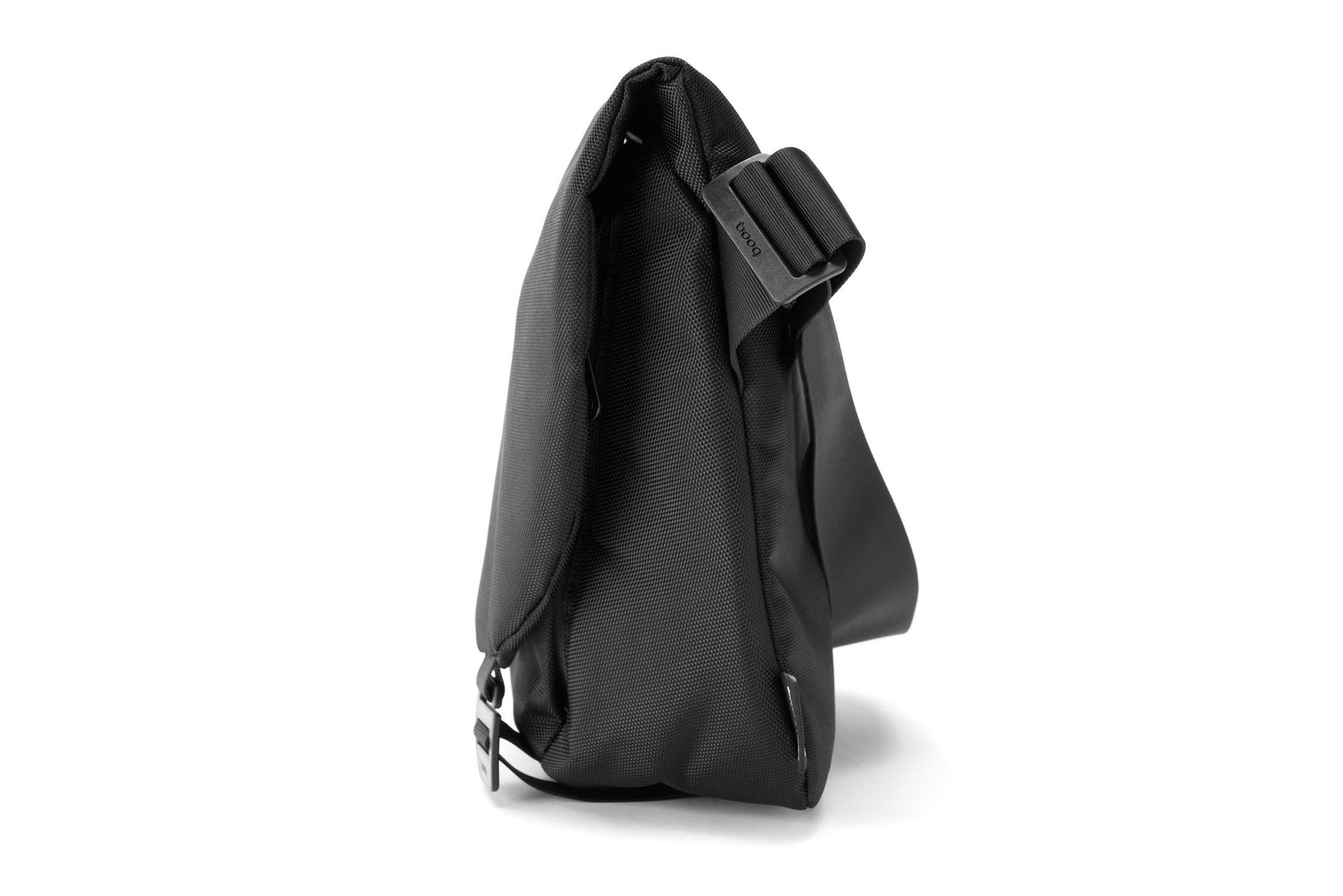 black nylon bag