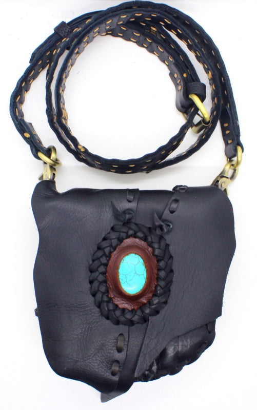 Bohemian leather bag  Bohemian leather bag, Boho bag, Steampunk