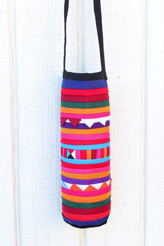 large tote bag with water bottle holder