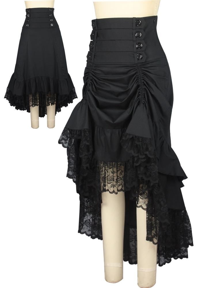 Lace Up Steampunk Skirt – Mode Mundo