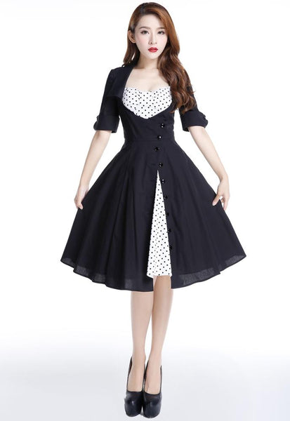 Polka Dot Rockabilly Dress – Mode Mundo