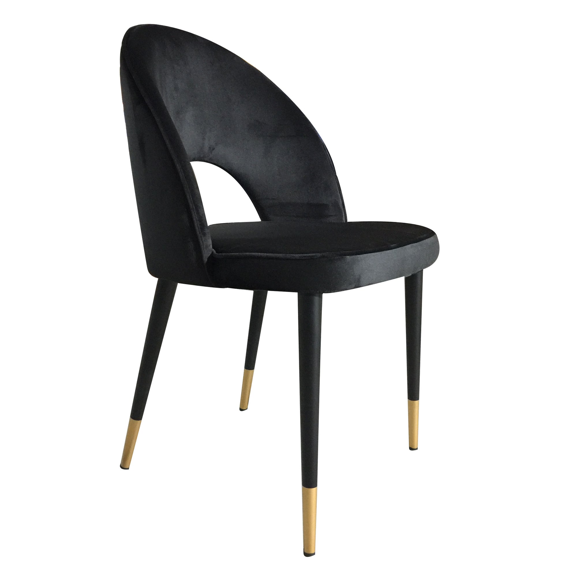 Bourdain Dining Chair Black Velvet – Future Classics Furniture