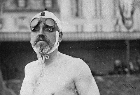 Thomas William Burgess pioneering use of goggles in 1911.