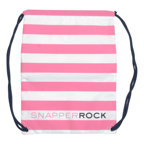 Snapper Rock 1800 Swim Bags Pink/White Stripe $35.00