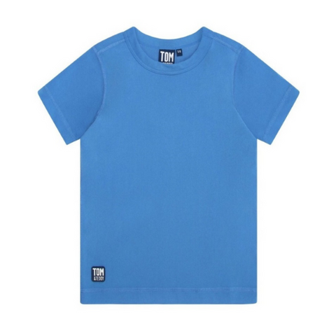 Tom & Teddy Boys Rash Tops Short Sleeves MRBSS-J-Marine Blue