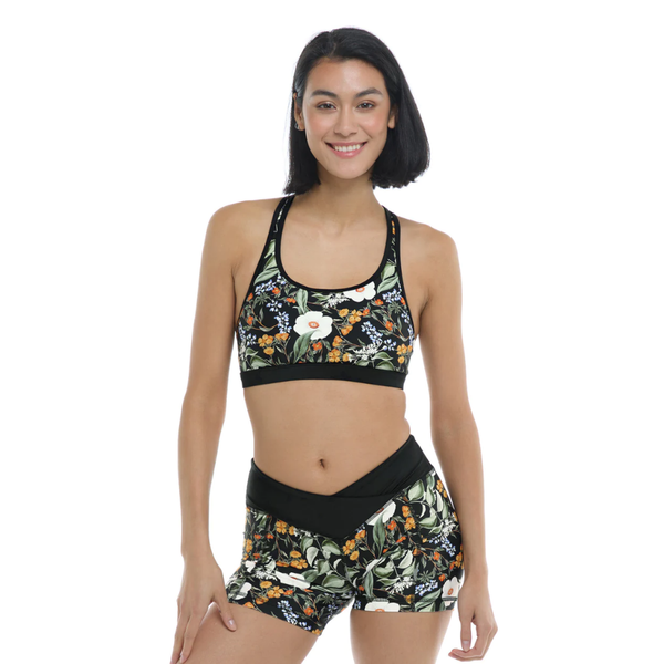 Body Glove Equalizer Cross-Over Sports Bra 39-592706 - Wahine Crystal–  Ocean Paradise