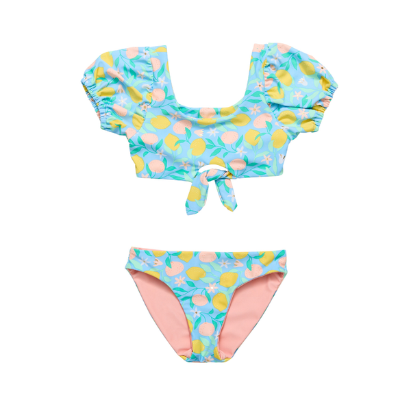 Buy Good Vibes Frilled Bandeau Bikini by Snapper Rock online