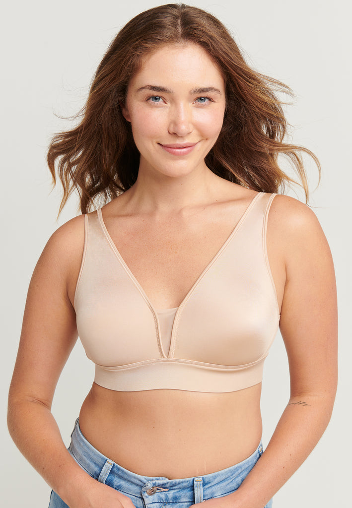 Jockey® Forever Fit™ V-Neck Molded Cup Bra (Plus Size Available) at Von Maur