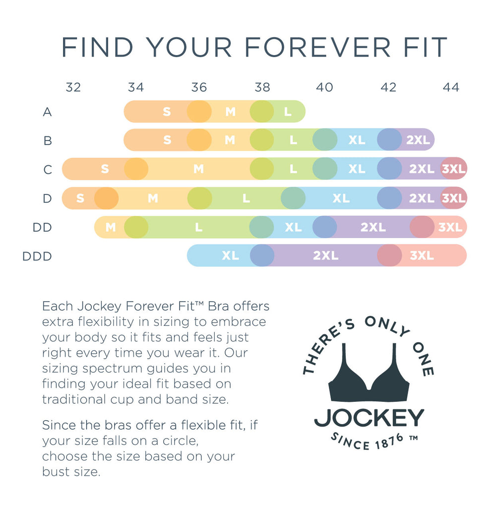 Jockey Bra Size Conversion Chart