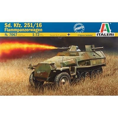 ITALERI 7067S 1/72 WWII German Sd.Kfz 251/16 Flammpanzerwagen - RUI ...