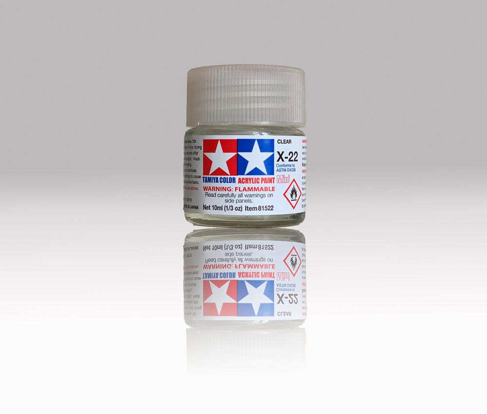 Tamiya Color Mini X-22 Clear Acrylic Paint 10ml