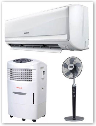Use air conditioner, fan or air cooler to enjoy a cool night's sleep