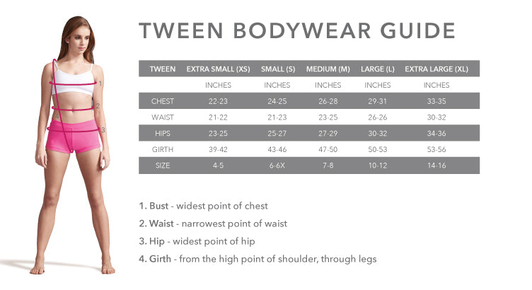 Capezio Apparel Size Charts/Dance - Dancewear Nation Australia