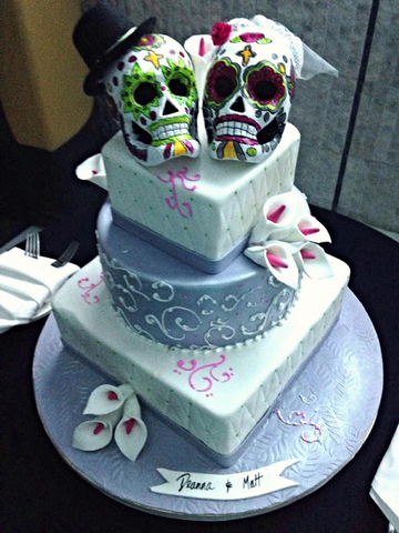 Sugar Skull Wedding Cake Topper Sugar Skull Culture