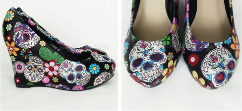 skull stilettos