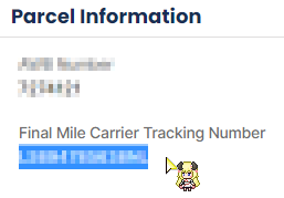 Alt Tracking Number Location Example