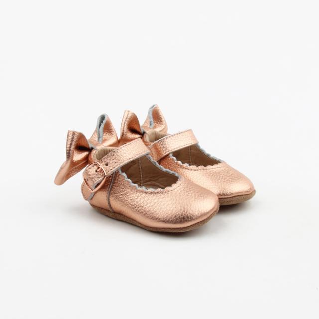 rose gold shoes baby